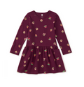 Tea Collection Long Sleeve Pocket Dress in Midnight Posy