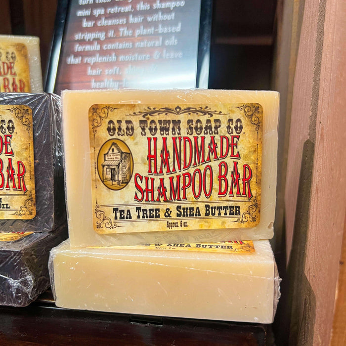 Tea Tree & Shea Butter Shampoo Bar - Old Town Soap Co.