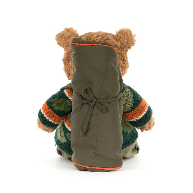 Teddy - Bartholomew Bear W/Hiking Outfit - Back Cut