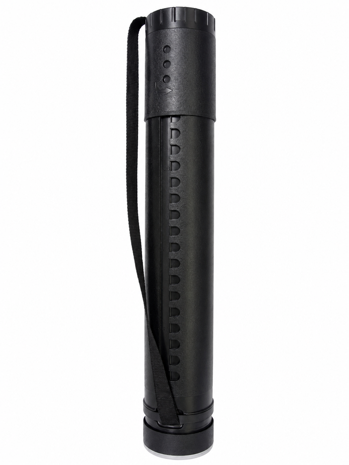 Telescoping Art & Drawing Travel Tube – Adjustable 24"–39", 3" Diameter, Shoulder Strap