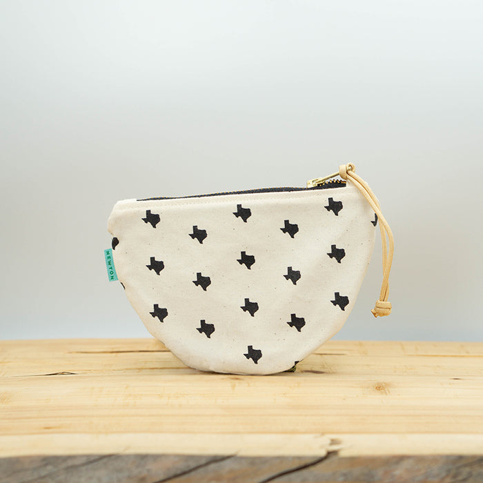 Texas Waxed Canvas Moon Pouch