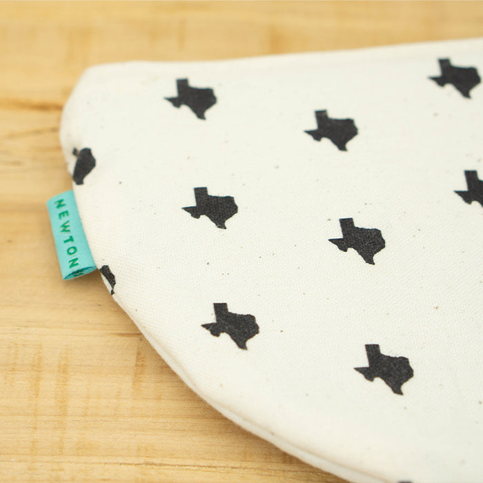 Texas Waxed Canvas Moon Pouch