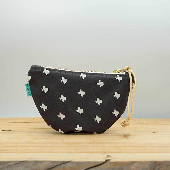Texas Waxed Canvas Moon Pouch