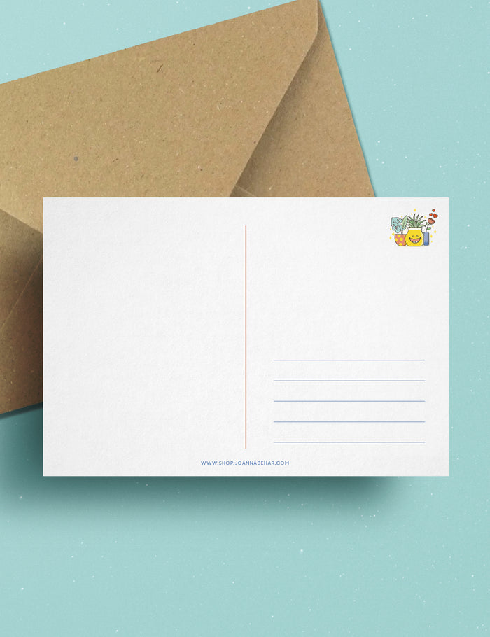Thanks for being my unpaid therapist Postcard