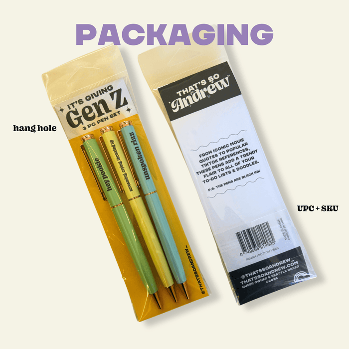 That’s So Andrew - Safe for Work Pen Set