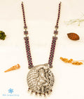 The Aadhya Silver Ganesha Kempu Necklace