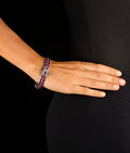 The Arunodaya Silver Kemp Bracelet (Oxidised/Size 2.2/2.4/2.6/2.8)