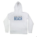 The Beach White Unisex Hooded Sweatshirt