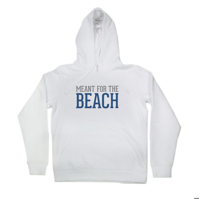 The Beach White Unisex Hooded Sweatshirt