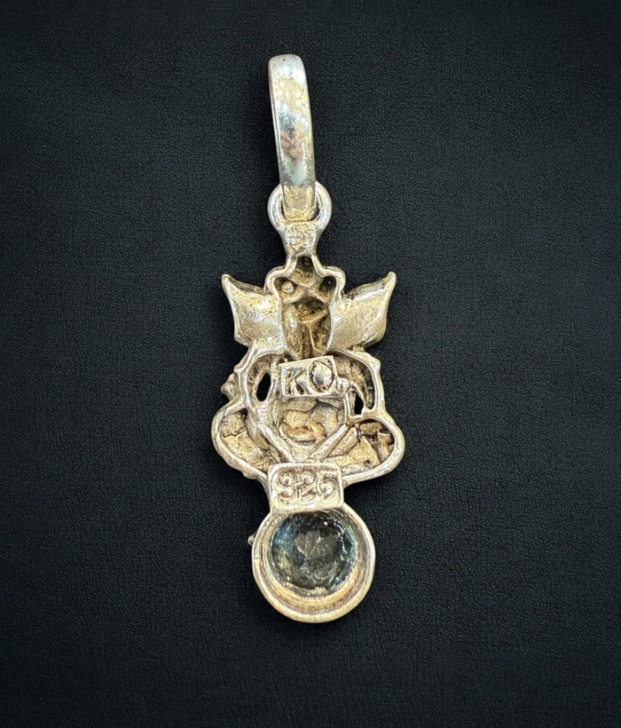The Mandaka Silver Ganesha Pendant (Oxidised)