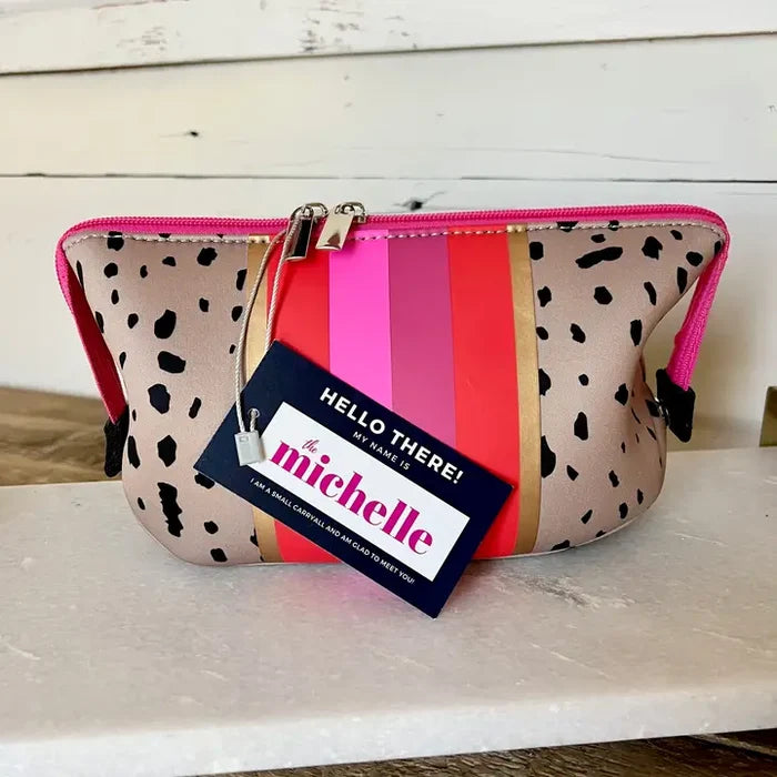 The Michelle Small Neoprene Makeup Bag