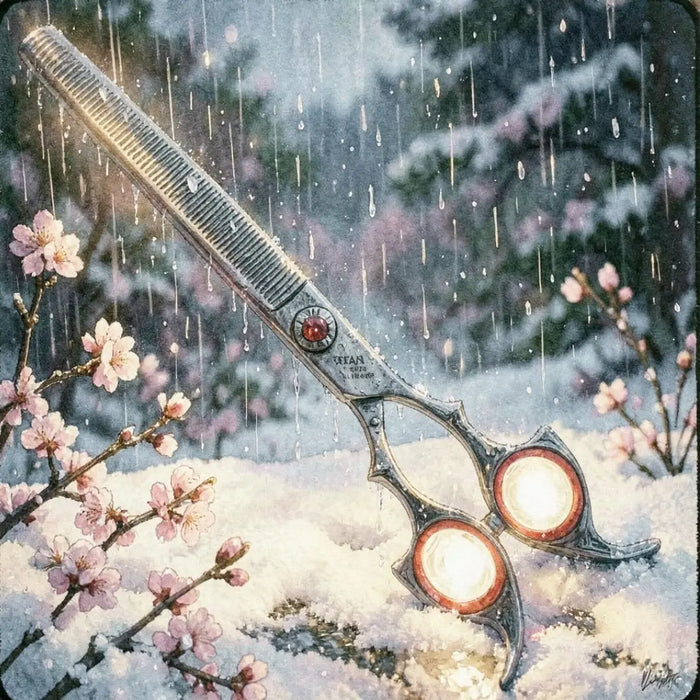 Titan 5 Star Japanese Hair Thinning Shears 7 Inch – 440C BUYBARBER.COM