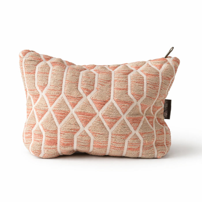 Toiletry Bag Handmade Rose Lattice Jacquard