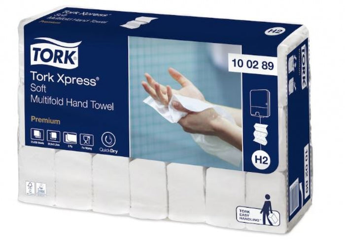 TORK H2 Xpress 100289 Hand Towel Soft Multifold