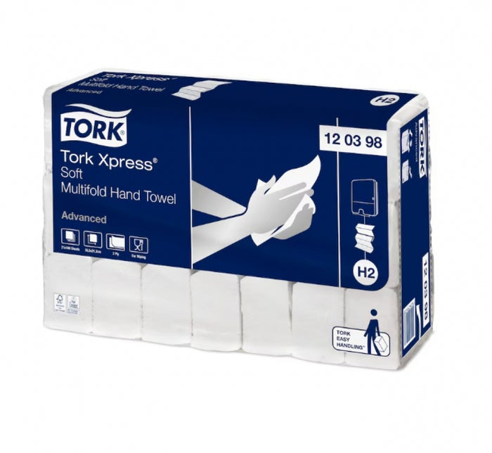 TORK H2 Xpress 120398 Multifold Hand Towel Soft Advanced