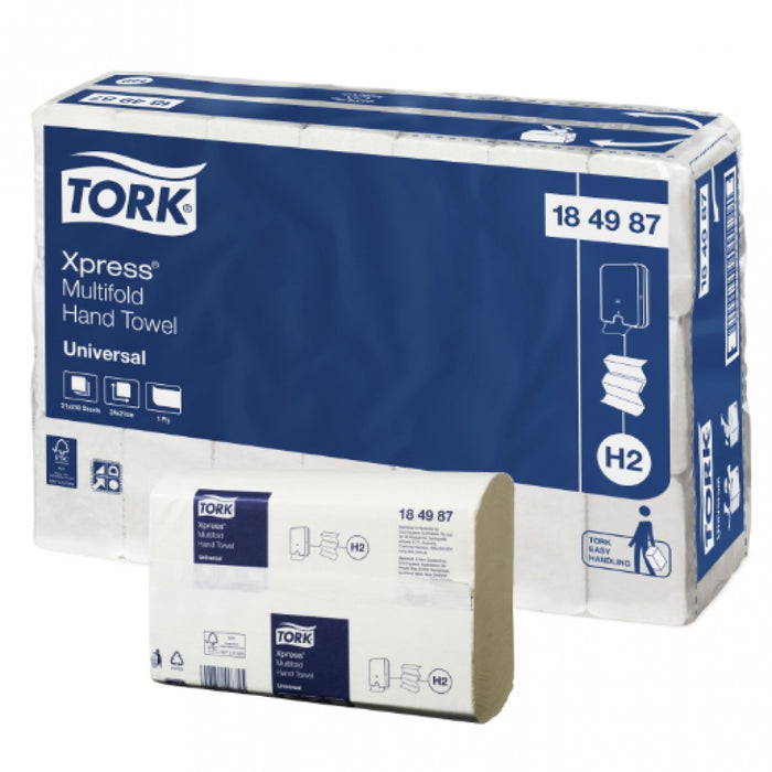 TORK H2 Xpress 184987 Multifold Hand Towel Slimline