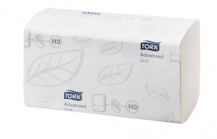 TORK H3 Singlefold 290190 Singlefold Hand Towel Flushable Advanced