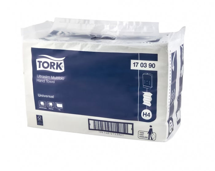 TORK H4 170390 Hand Towel Ultraslim Multifold