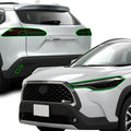 Full Headlight Taillight Precut Smoked PPF Tint Kit Film Overlay Fits Toyota Corolla Cross 2022 - 2025 - Bogar Tech Designs