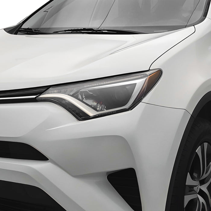 Full Headlight Taillight Precut Smoked PPF Tint Kit Film Overlay Fits Toyota Rav4 2016 - 2018 - Bogar Tech Designs
