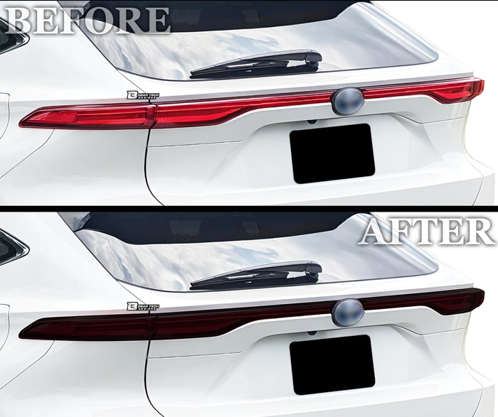 Full Headlight Taillight Precut Smoked PPF Tint Kit Overlay Film Fits Toyota Venza 2021 - 2024 - Bogar Tech Designs