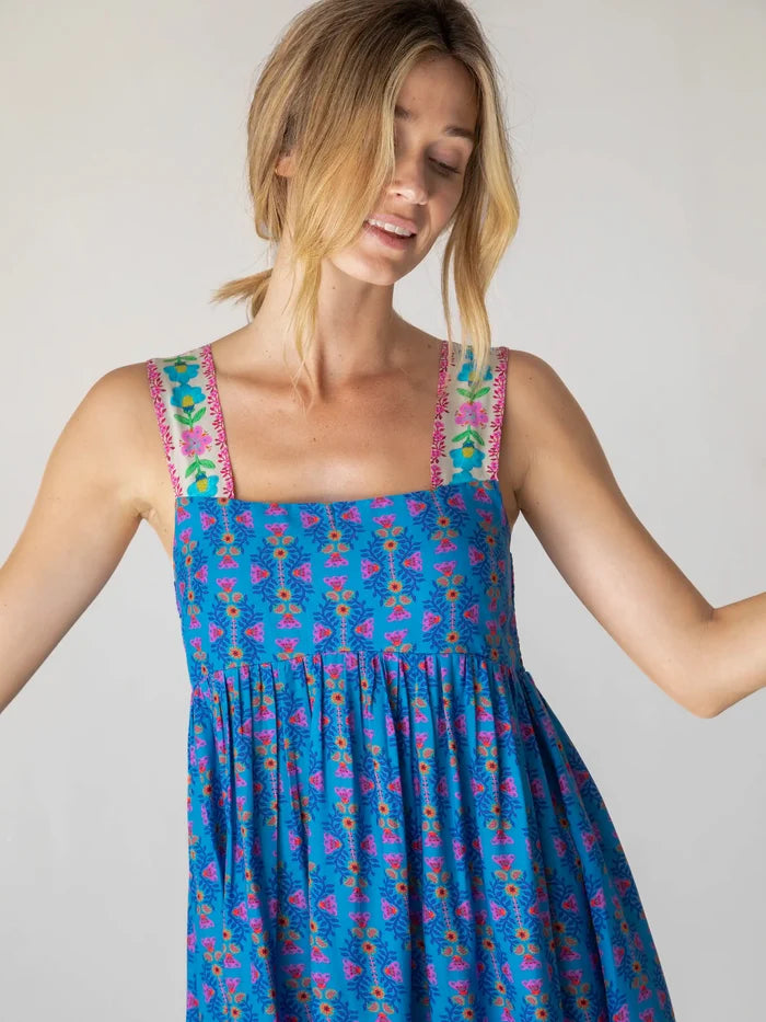 Tricia Mini Dress - Medallion Diamond Vines-view 2