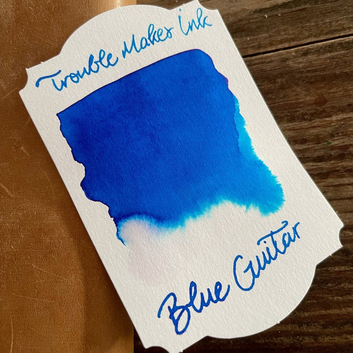 Troublemaker Blue Guitar Ink