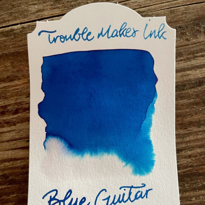 Troublemaker Blue Guitar Ink