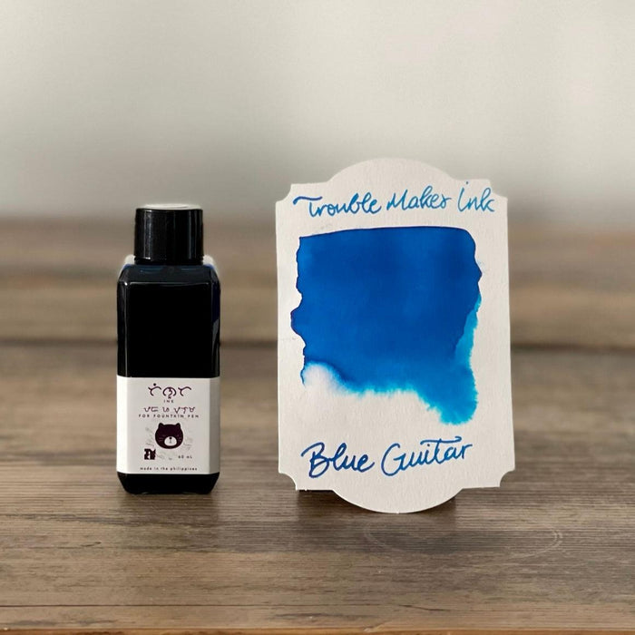 Troublemaker Blue Guitar Ink