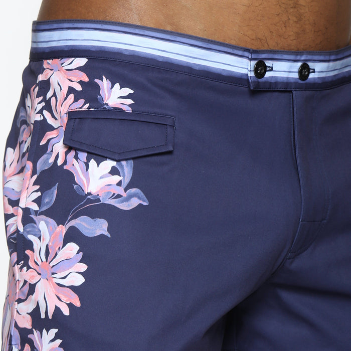 Twilight Garden Lido Printed Swim Short - Parke & Ronen