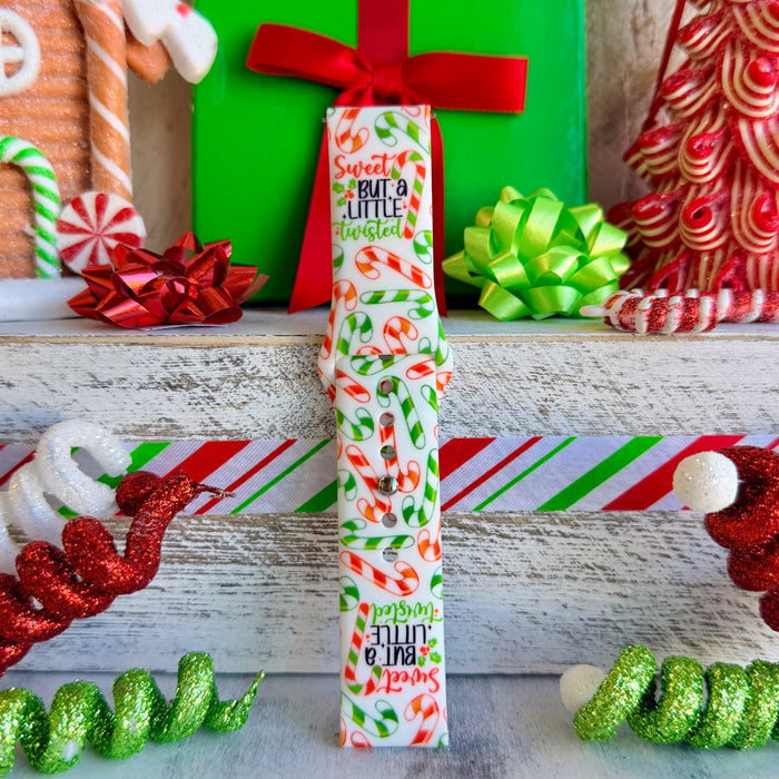 Twistmas Vibes Print Silicone Band For Samsung Watch