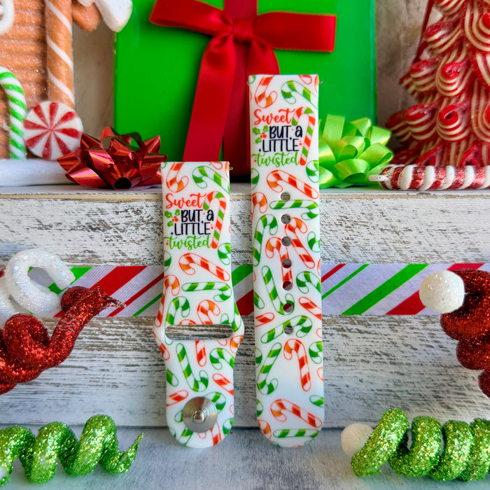 Twistmas Vibes Print Silicone Band For Samsung Watch