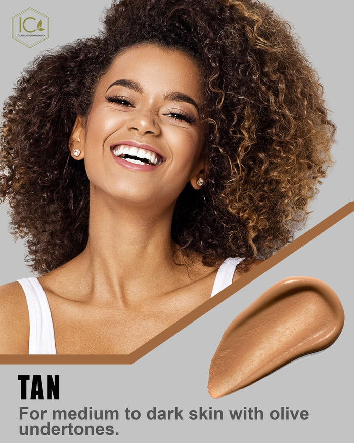 Vegan HD Liquid Foundation With Hyaluronic Acid 30 ml - ShanShar Beauty : The world of beauty.