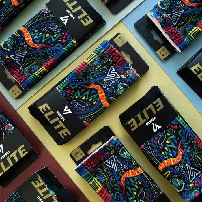 Versus Proudly South African Elite limited edition performance active socks with cushioned heel, arch support, and moisture-wicking material