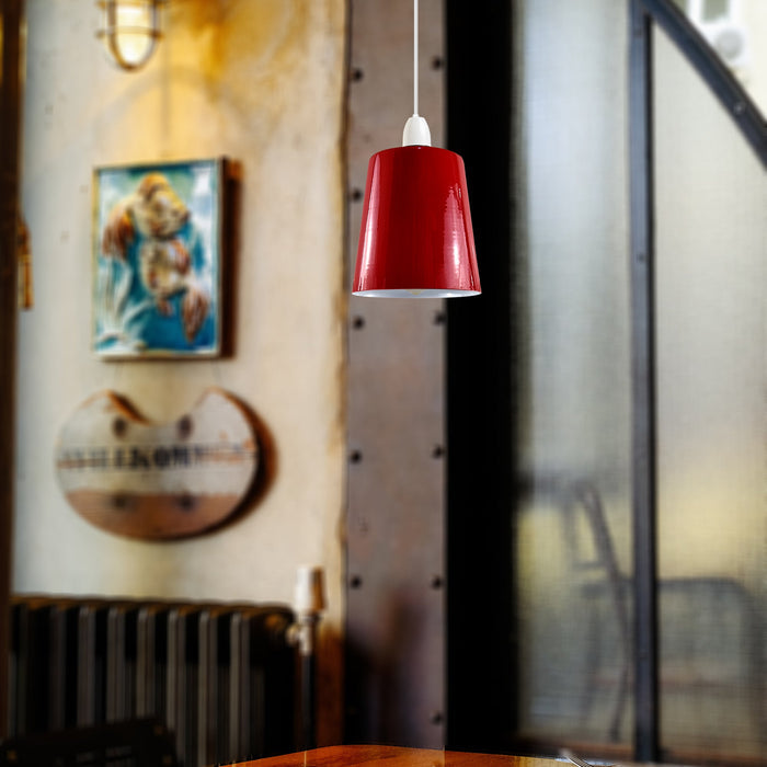 Vintage Industrial Metal Pendant Lampshade Easy Fit~3899