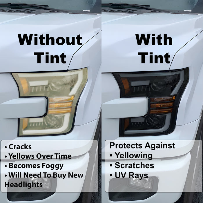 Full Headlight Taillight Precut Smoked PPF Tint Kit Overlay Film Fits Volkswagen Golf 2022 - 2025 - Bogar Tech Designs