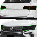 Full Headlight Taillight Precut Smoked PPF Tint Kit Film Overlay Fits Volkswagen Taos 2022 - 2024 - Bogar Tech Designs