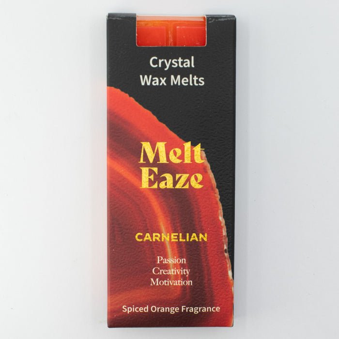 Wax melts spiced range with real Carnelian gemstone chips