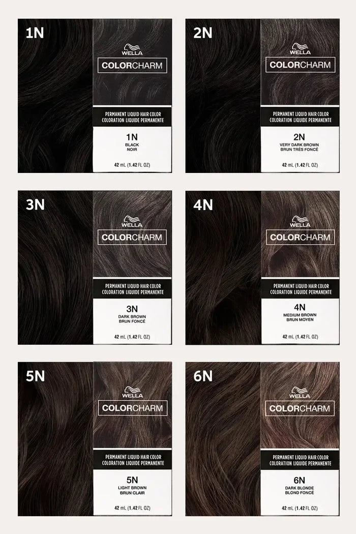 WELLA COLOR CHARM LIQUID HAIR COLOR 1.4oz