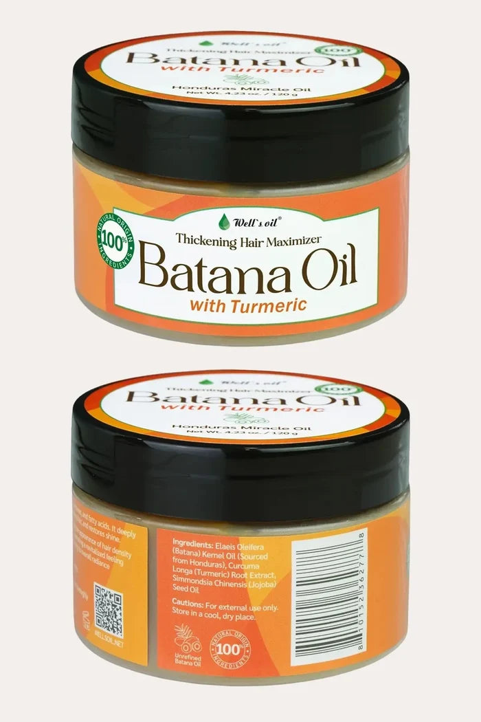 WELL'S BATANA OIL WITH TURMERIC EXTRACT 4.23oz IWELL