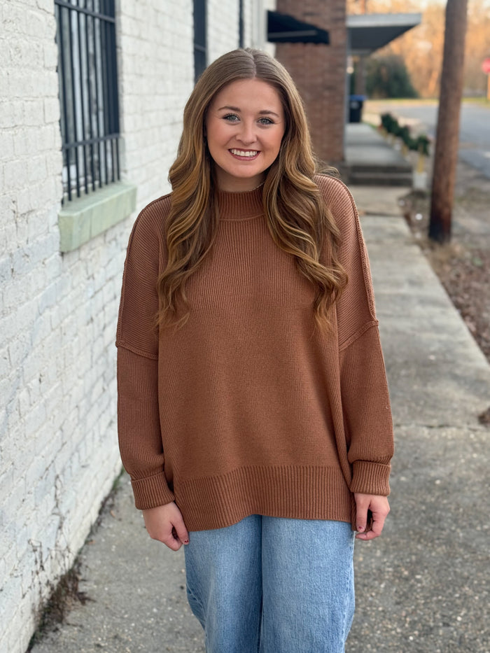 What I Want Sweater CAMEL