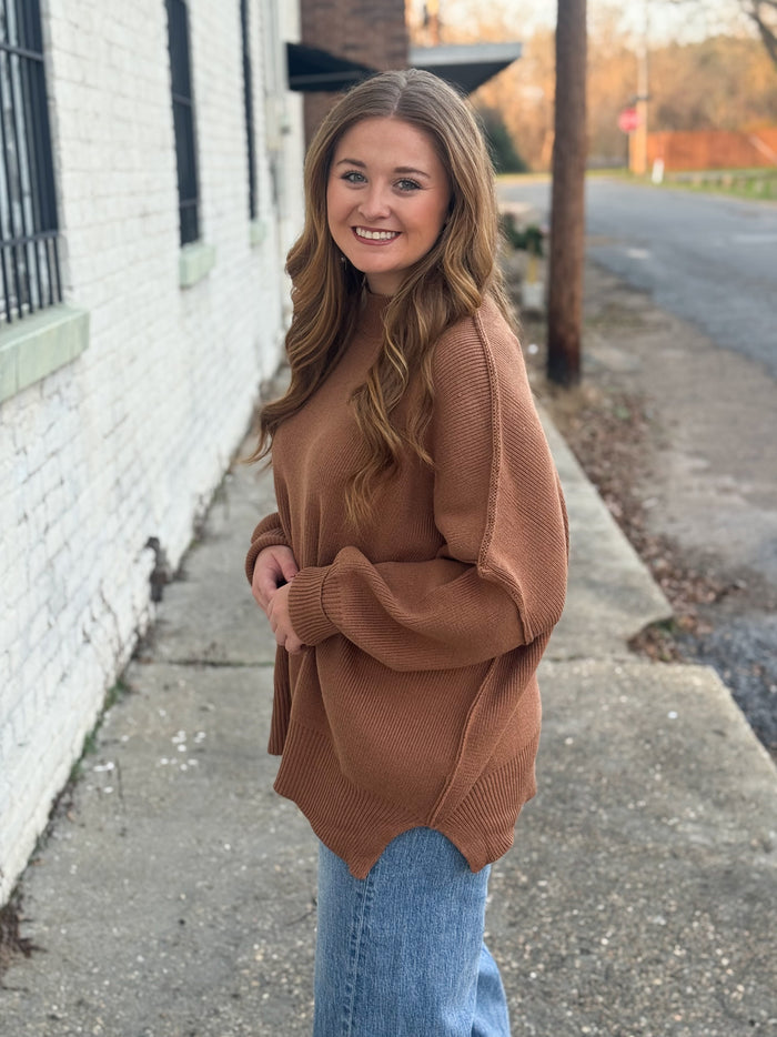 What I Want Sweater CAMEL