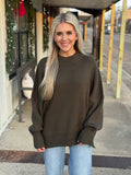 What I Want Sweater OLIVE