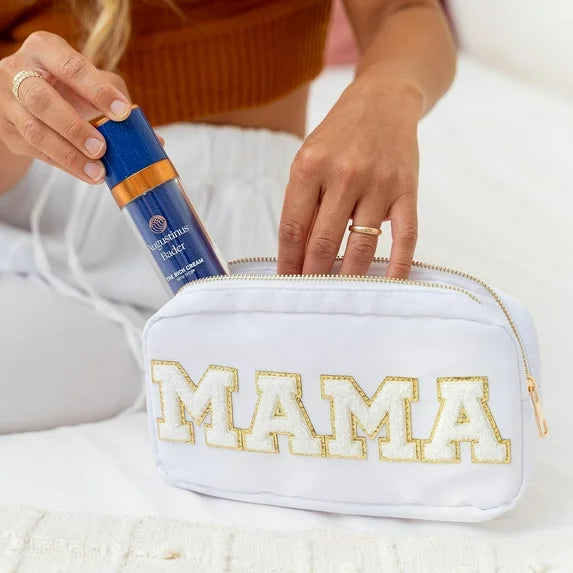 White MAMA Pouch