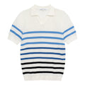 White Seabreeze Knit Polo - Parke & Ronen