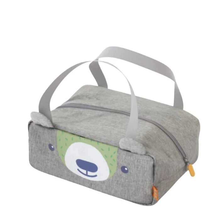 Wonder Travel Insulated Lunch Bag for Kids – Green Bear
