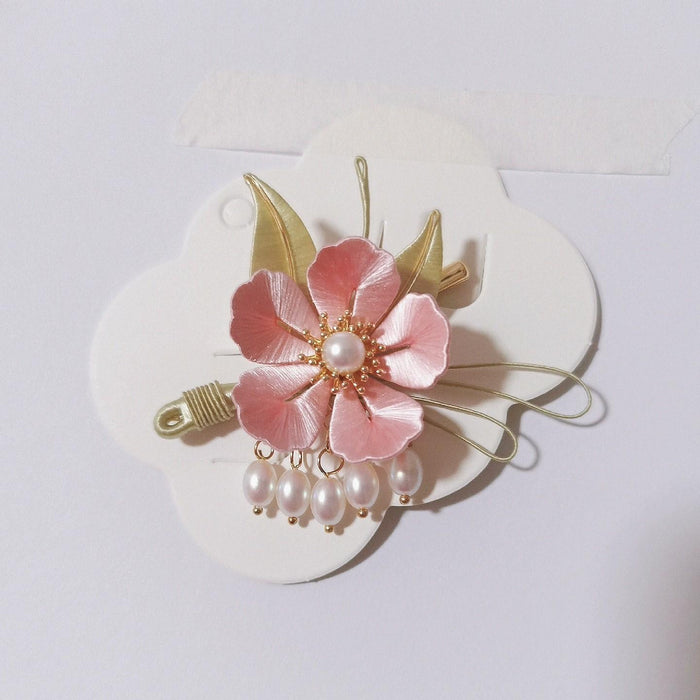 Xianshi Handmade Brooch - Silk Brooch(Chanhua)
