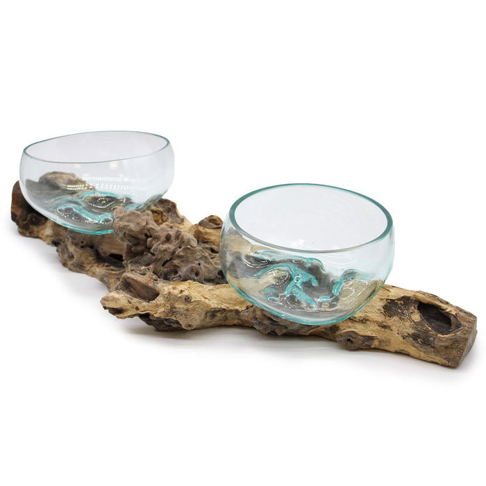 XLarge Double Molton Glass on Stand - 70cm