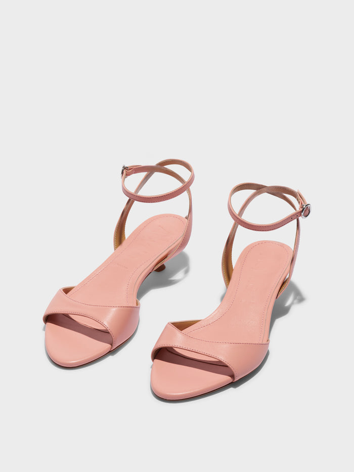 Zelia Kitten-Heel Sandals