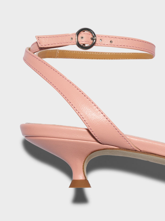 Zelia Kitten-Heel Sandals
